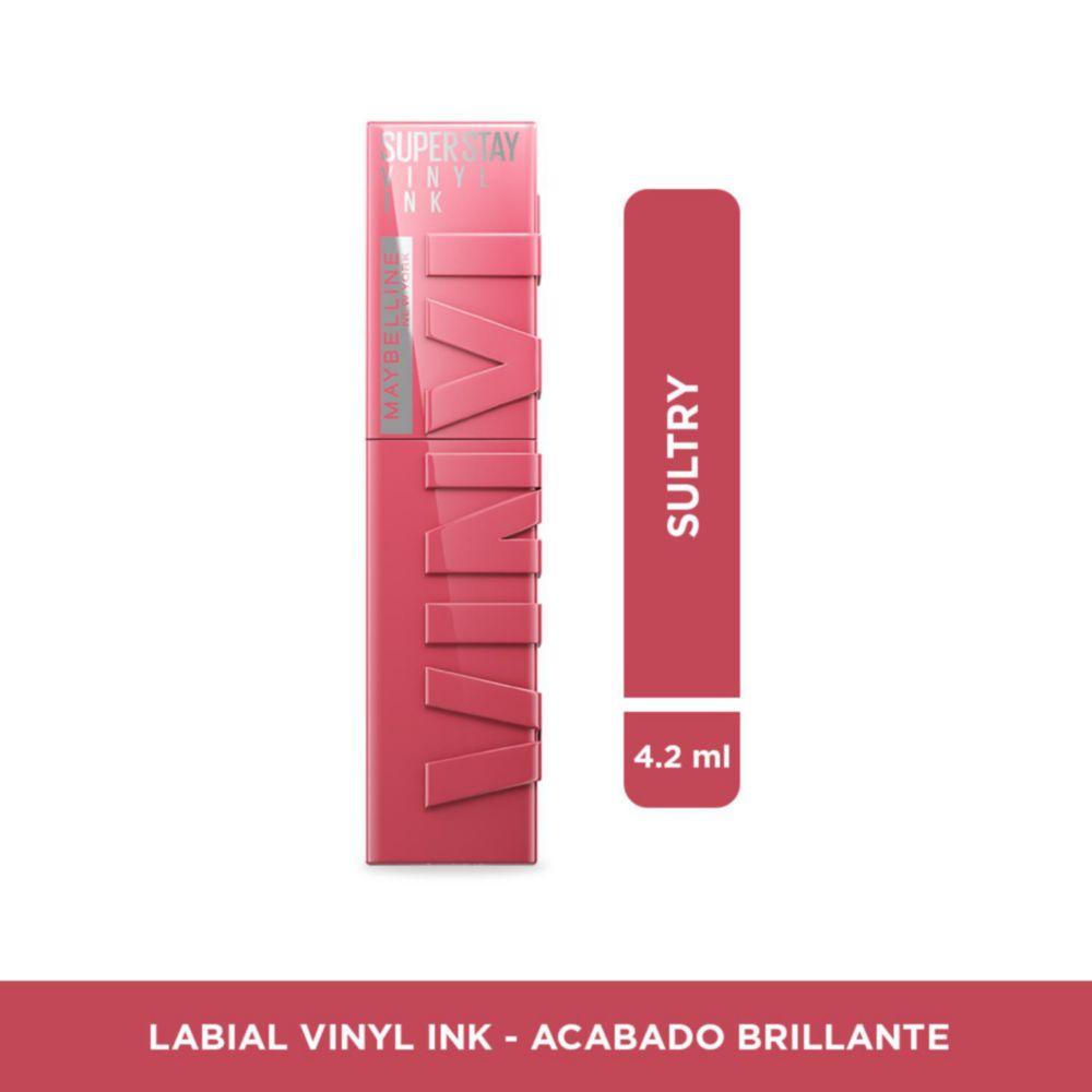 Labial Líquido Maybelline Superstay Vinyl Ink Pink Sultry