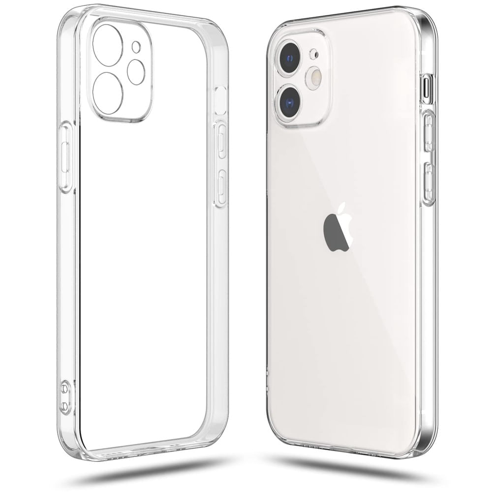 Funda para iPhone 12 Mini TPU 100% Antishock Transparente Resistente ante Caídas y Golpes