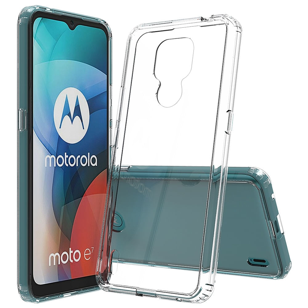 Funda para Motorola Moto E7 TPU 100% Antishock Transparente y Resistente ante Caídas y Golpes