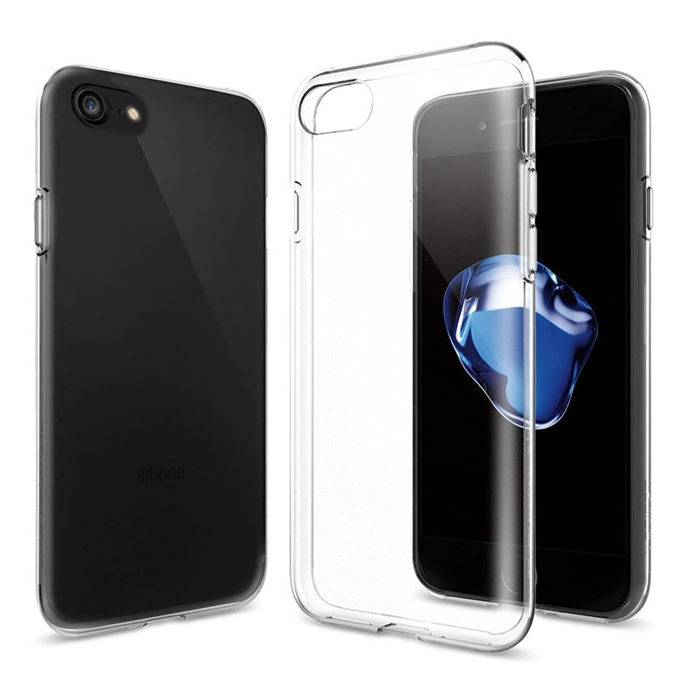 Funda para iPhone 8 Plus TPU 100% Antishock Transparente Resistente ante Caídas y Golpes