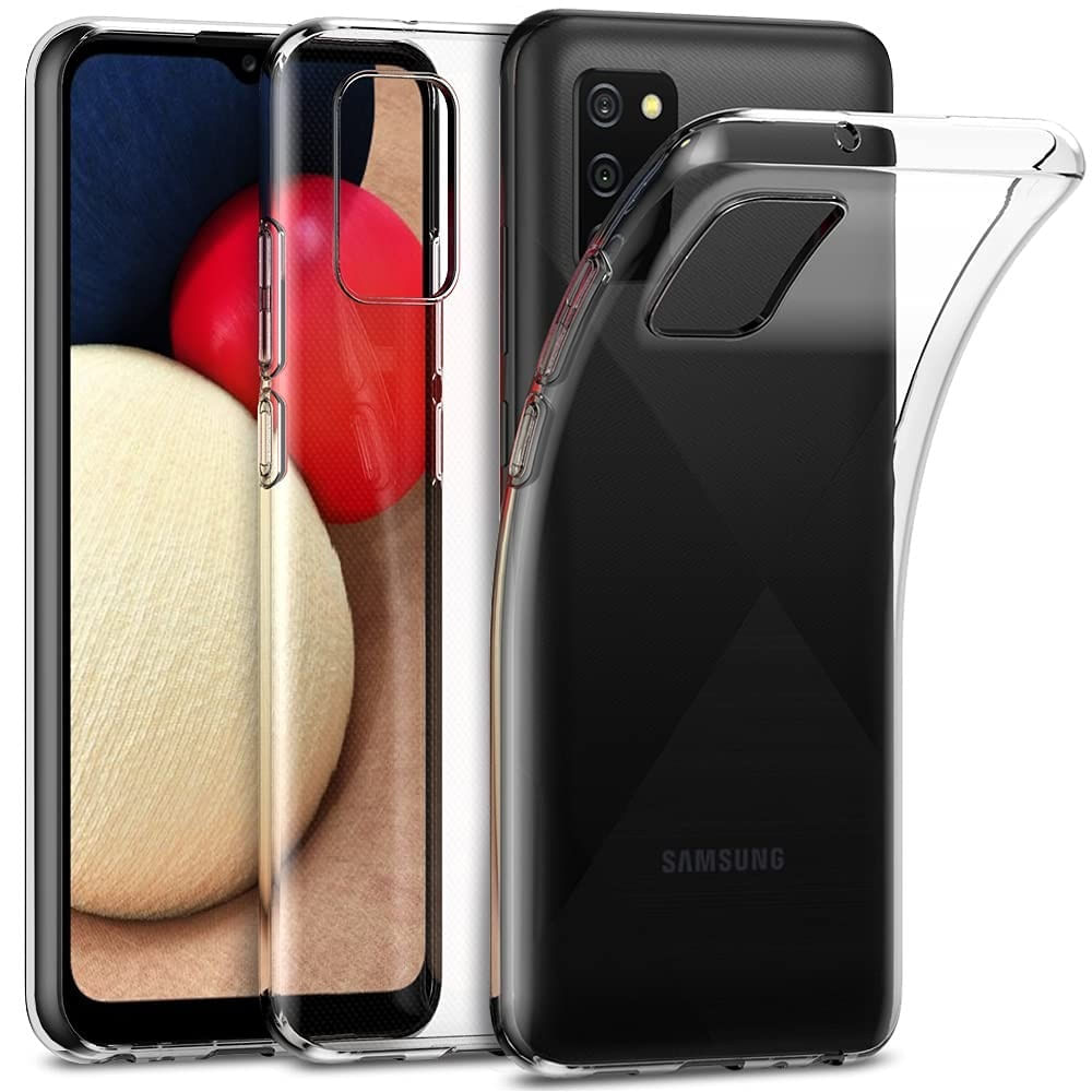 Funda para Samsung A02S TPU 100% Antishock Transparente Resistente ante Caídas y Golpes