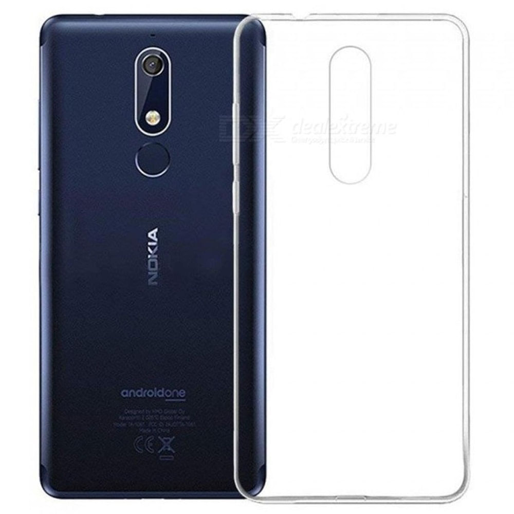 Funda Case para Nokia 5.1 TPU 100% Antishock Transparente Resistente ante Caídas y Golpes