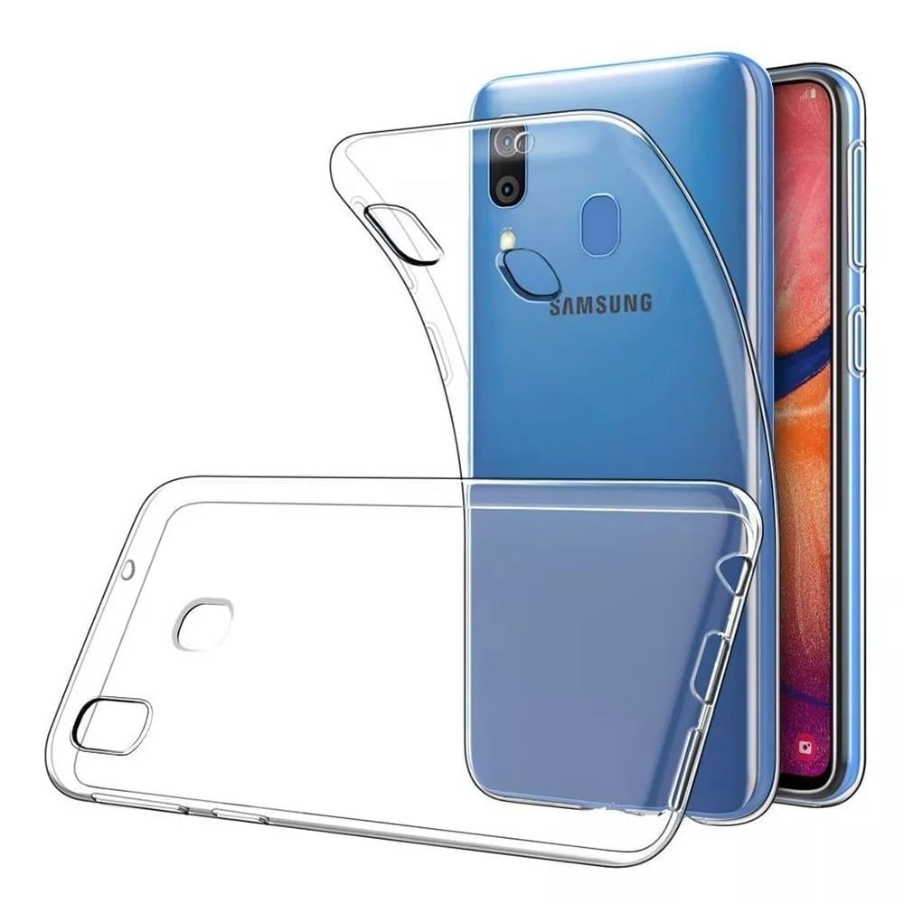 Funda Case para Samsung A20 TPU 100% Antishock Transparente Resistente ante Caídas y Golpes