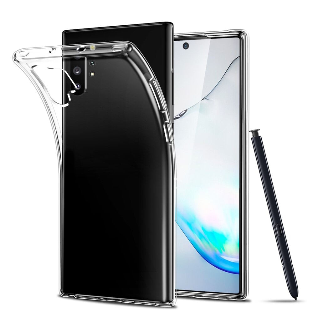 Funda Case para Samsung Note 10 Plus TPU 100% Antishock Transparente Resistente a Caídas y Golpes