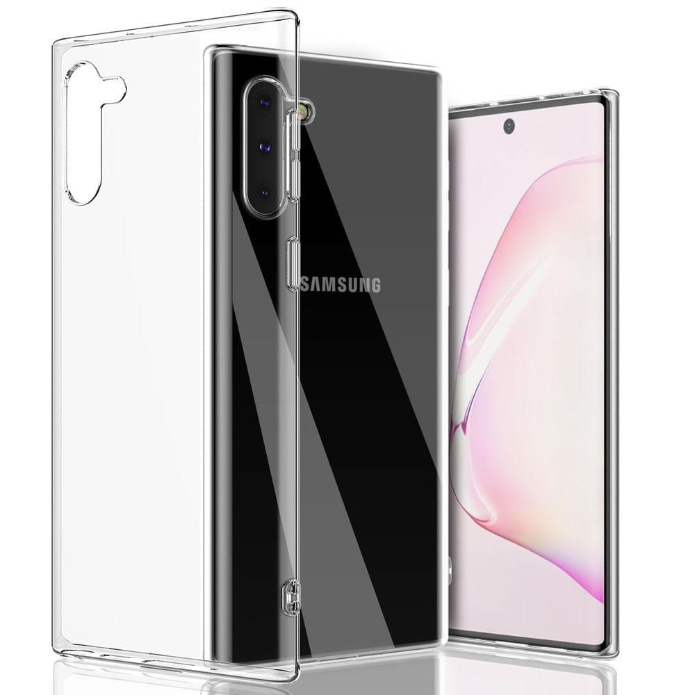 Funda para Samsung Note 10 TPU 100% Antishock Transparente Resistente ante Caídas y Golpes