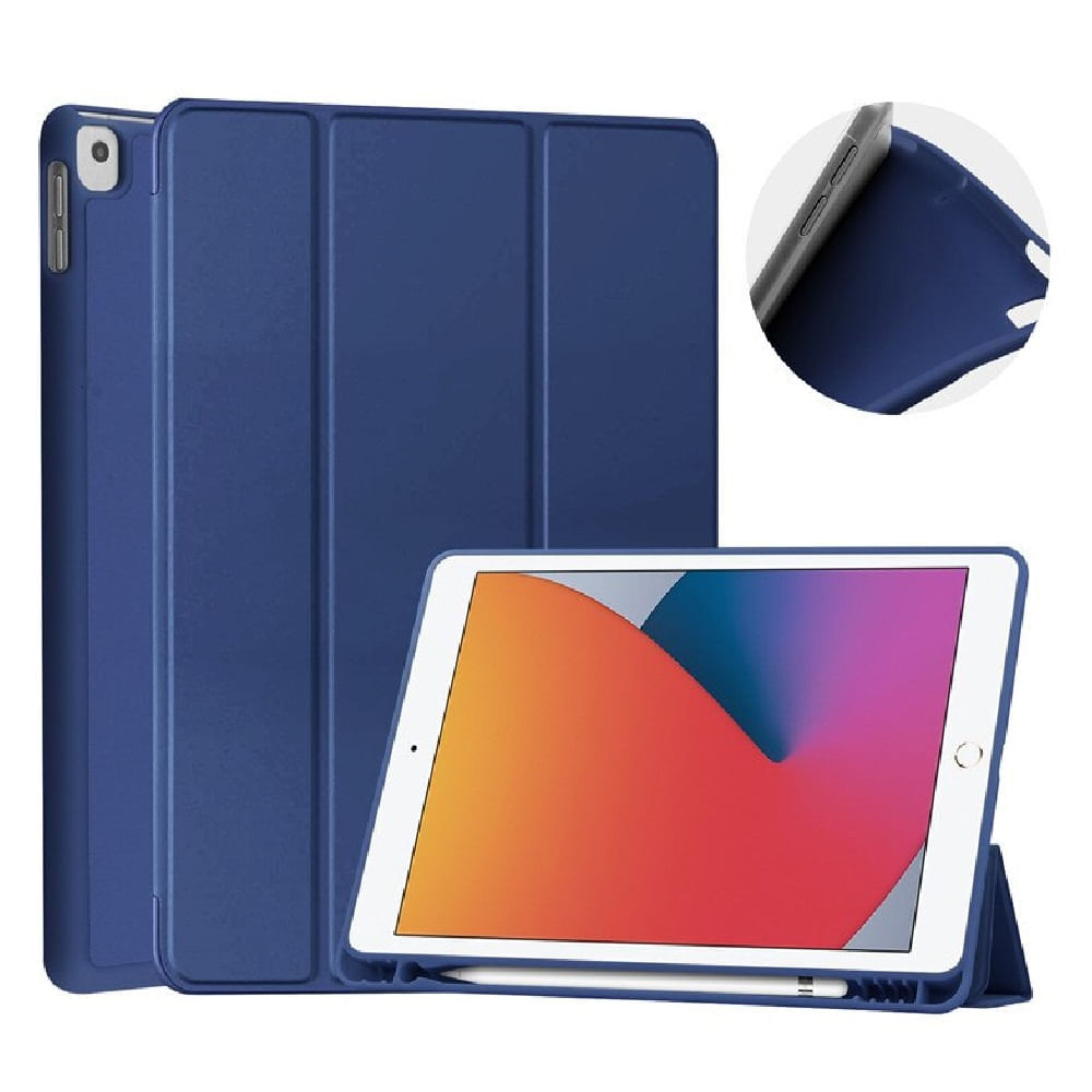 Funda para Samsung Tab S9 FE 10.9" - X510 Imantada + Portalápiz Azul Antishock
