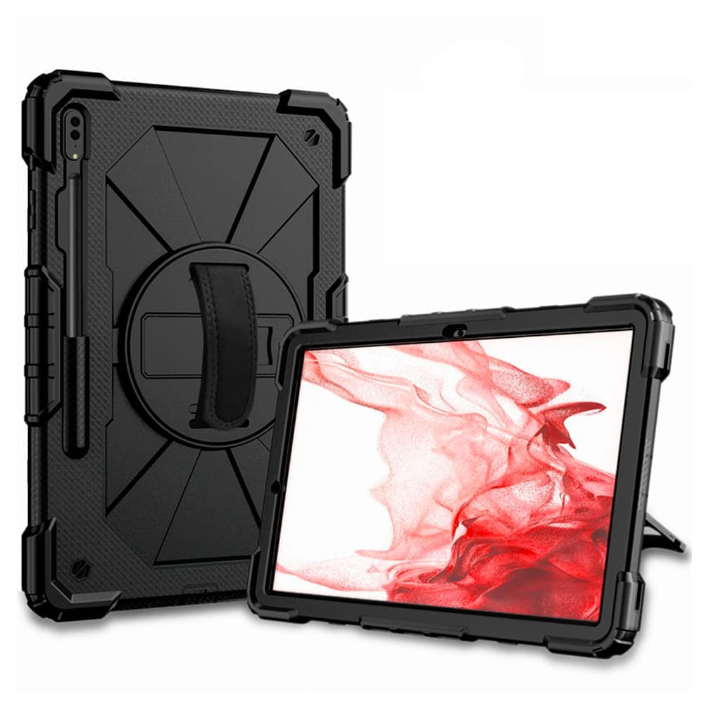 Funda para Samsung Tab A8 10.5" - X200 Armor Extreme Negra Resistente a Caídas