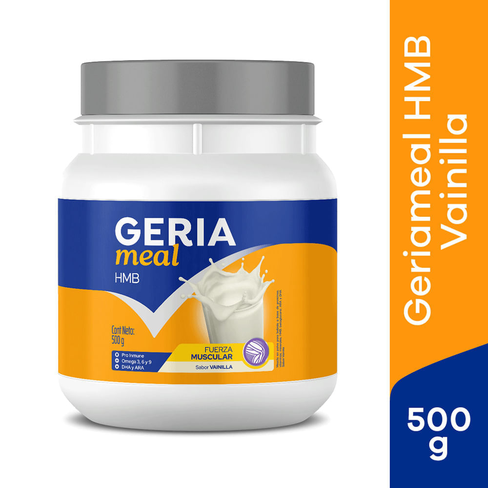 Geriameal HMB Polvo 500G Sabor vainilla