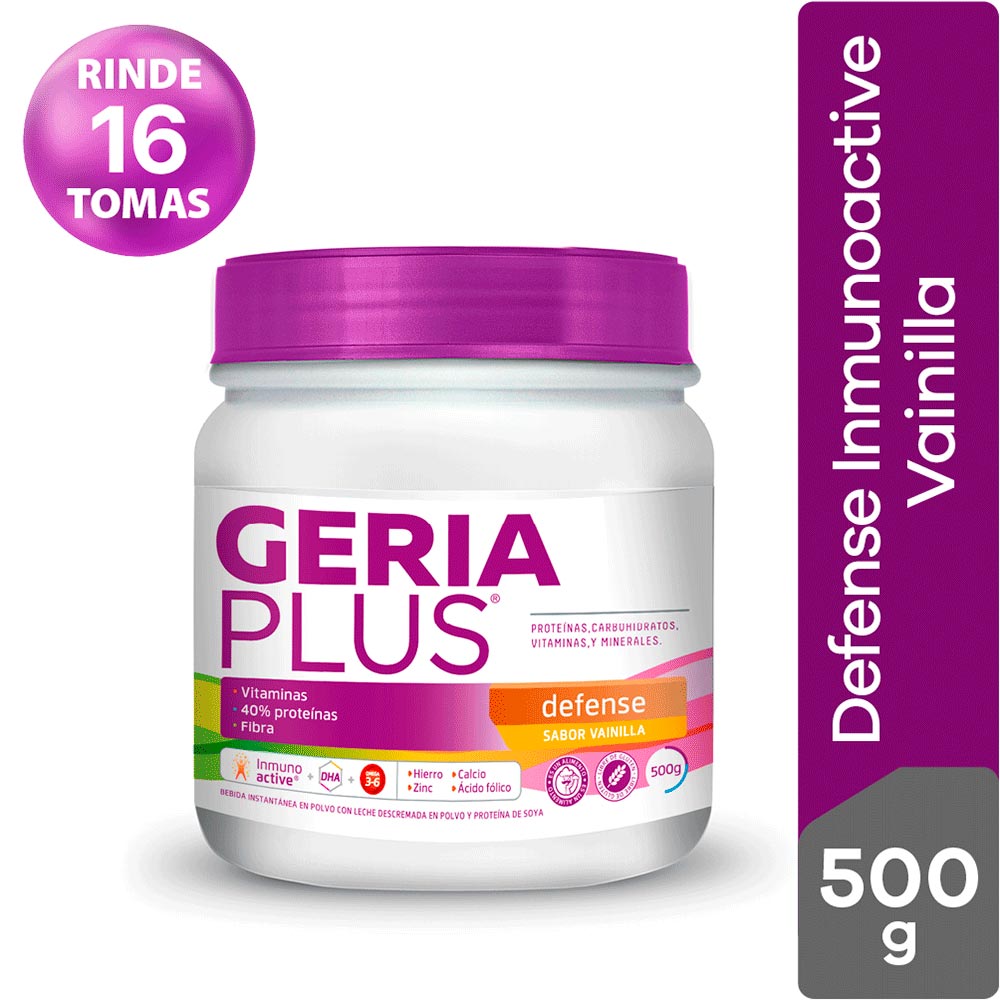 Geriaplus Inmunoact Polvo Sabor vainilla 500g