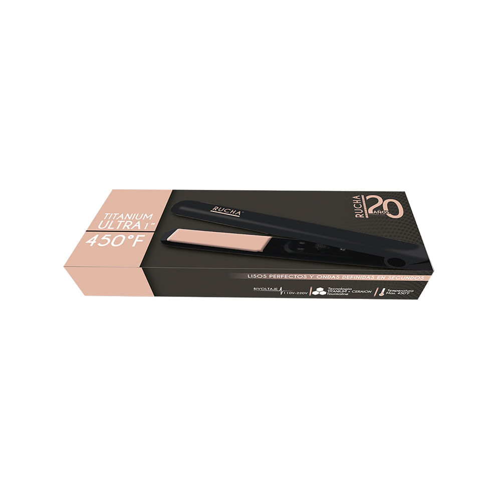 Plancha Rucha Titanium Ultra Plancha Para Cabello Rucha Titanium