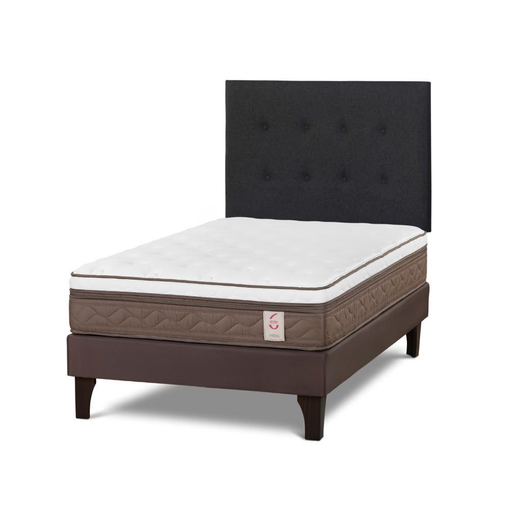 Dormitorio Europeo New Style 6 1.5 Plazas West Grafito