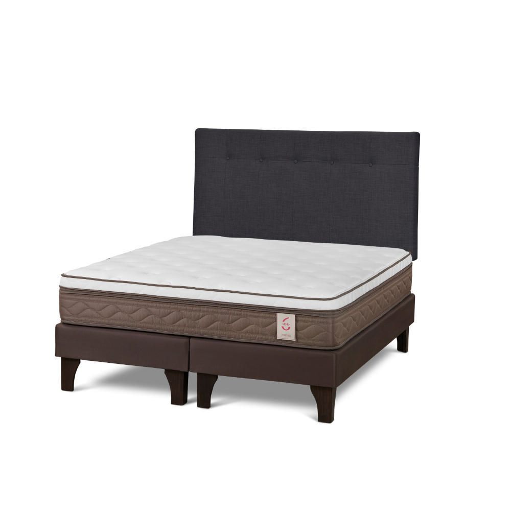 Dormitorio Europeo New Style 6 Queen New Bennet Grafito