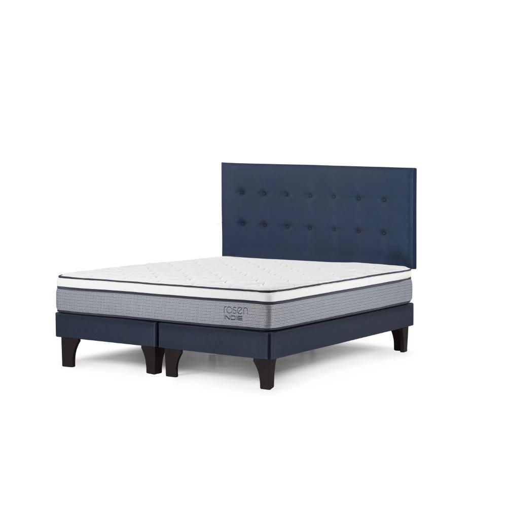 Dormitorio Europeo Indie King West Azul