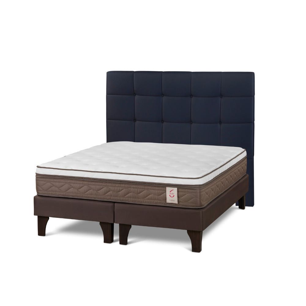 Dormitorio Europeo New Style 6 Queen Issey Azul