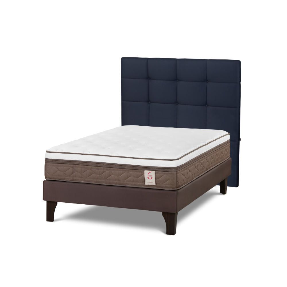 Dormitorio Europeo New Style 6 2 Plazas Issey Azul