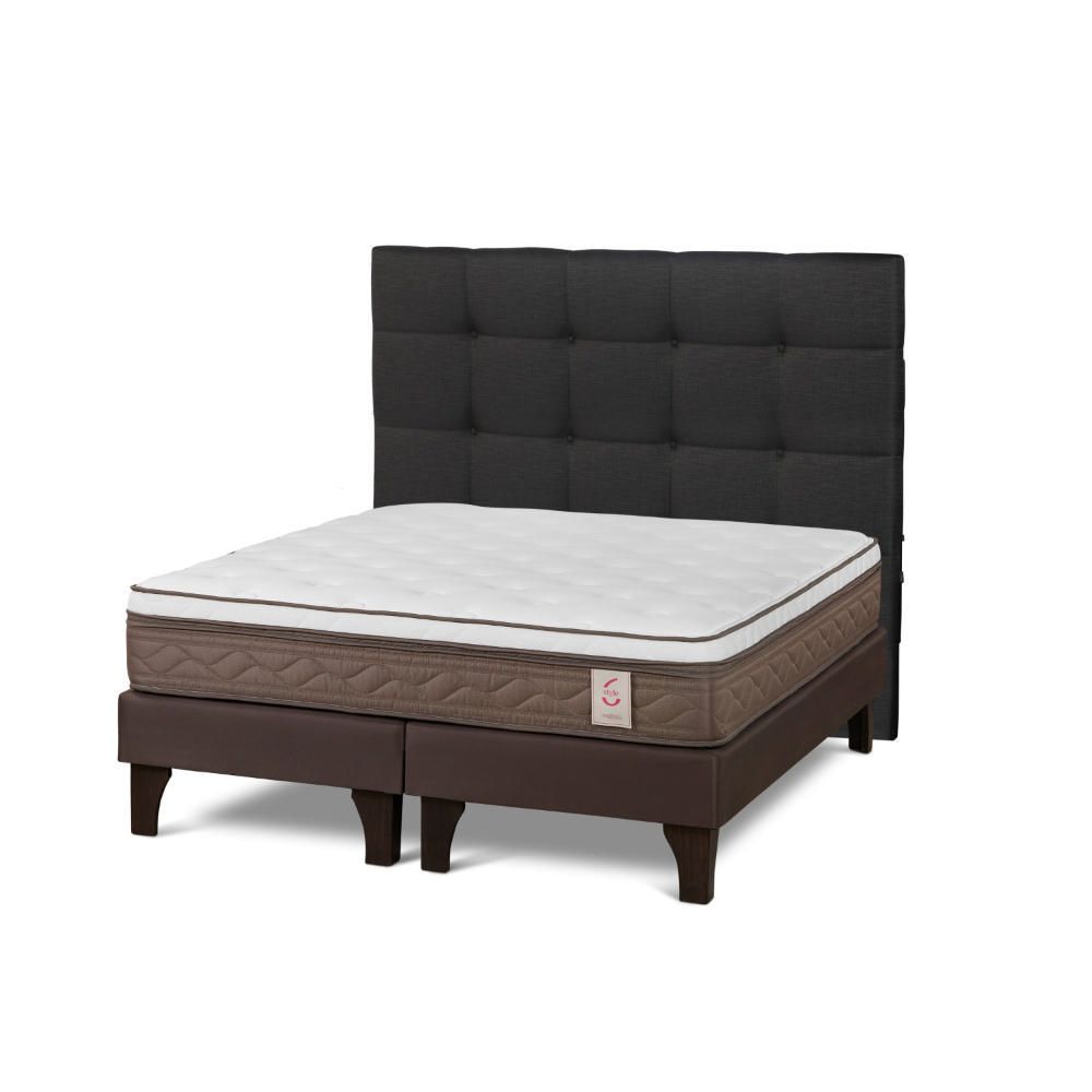 Dormitorio Europeo New Style 6 King Issey Grafito