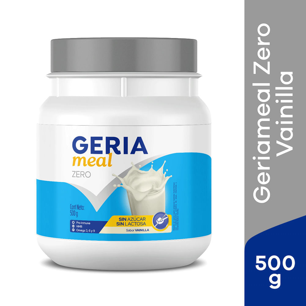 Geriameal Zero Polvo 500G Sabor vainilla