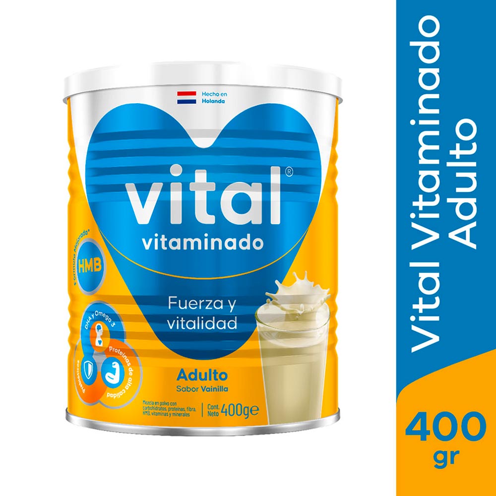 Vital Vitaminado Adulto 400G Sabor vainilla