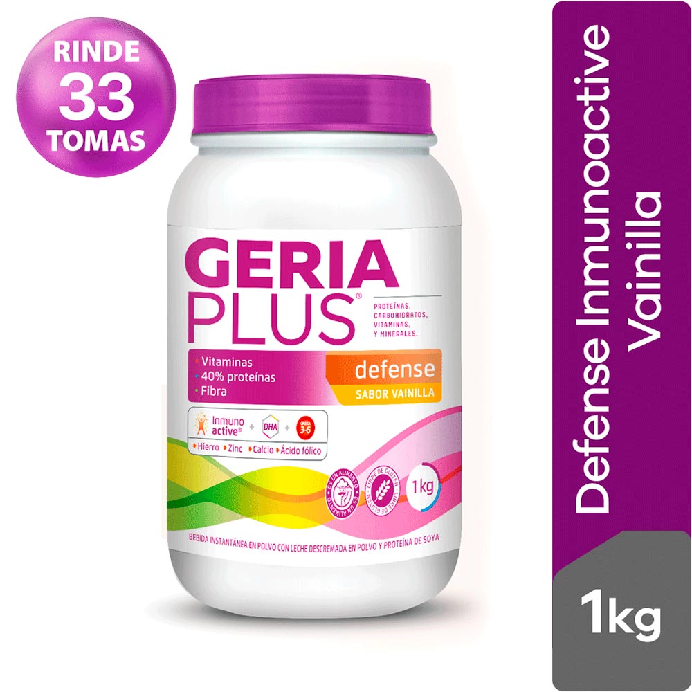 Geriaplus Inmunoact Polvo Sabor vainilla 1000g