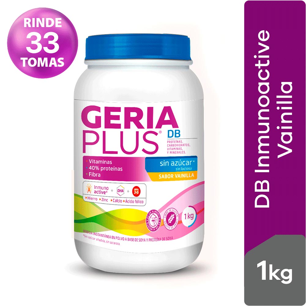 Geriaplus DB Inmunoact Polvo Sabor vainilla
