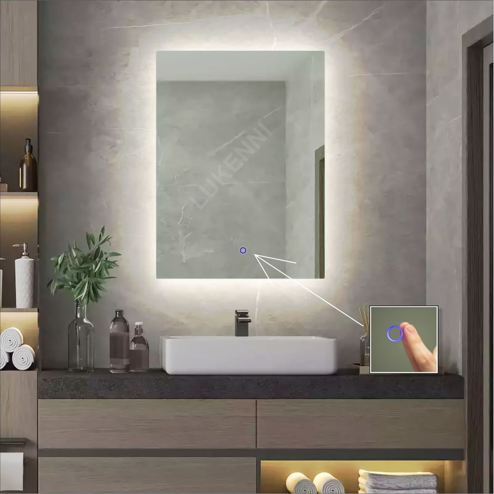 Espejo-LED-Tactil-Lukenni-50x70-cm-CANSI Espejo-LED-Tactil-Lukenni-50x70-cm-CANSI