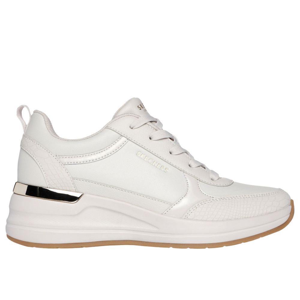 Zapatillas Urbanas Skechers Para Mujer 177345-Ofwt Crema Oechsle