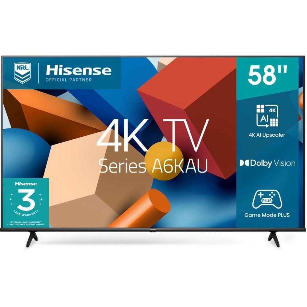 Televisor 58"" Hisense UHD 4K A6K VIDAA