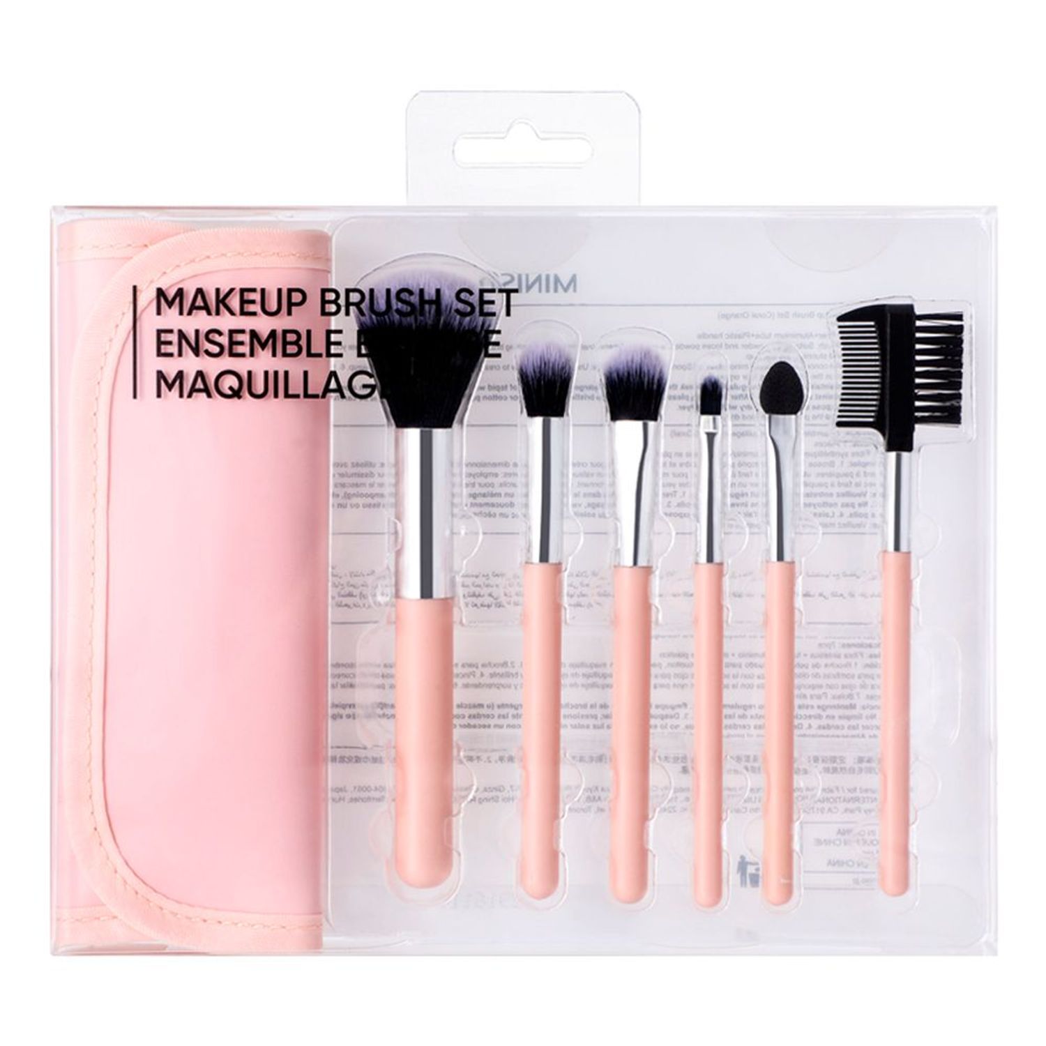 miniso brochas maquillaje