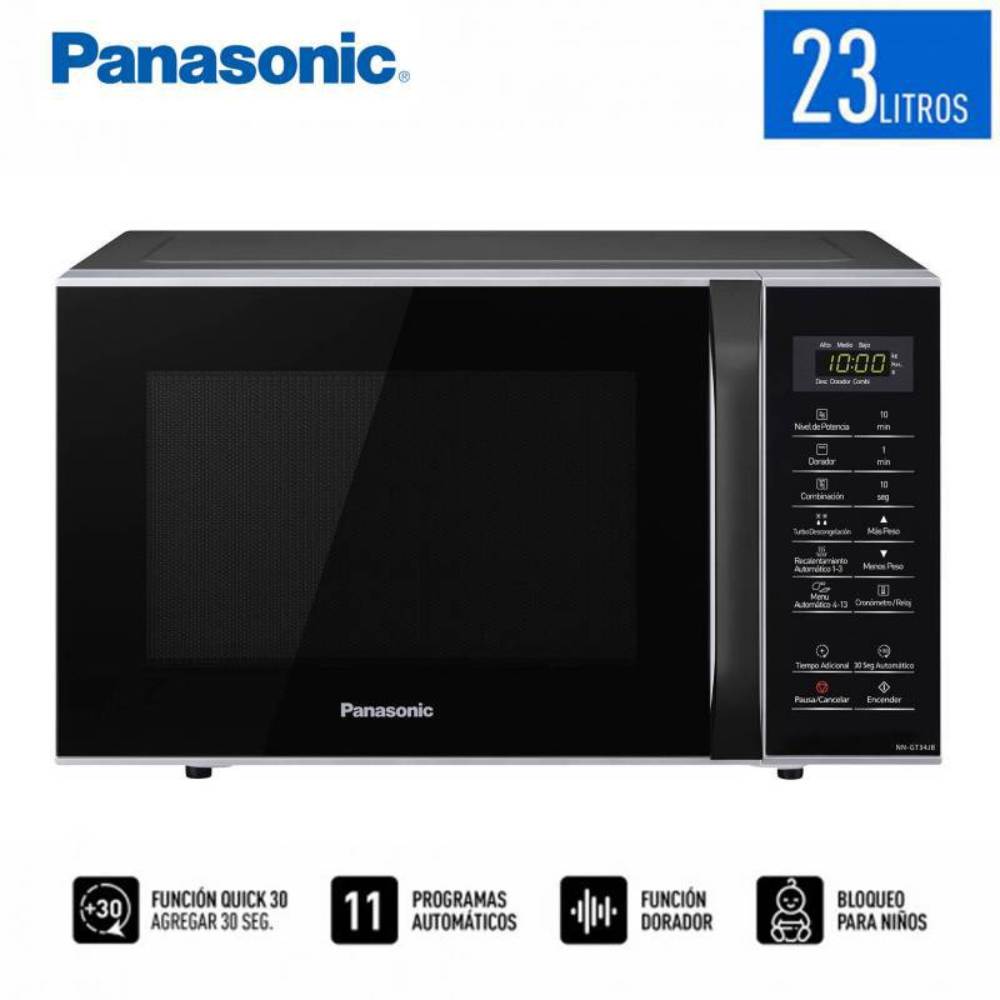 Horno Microondas Panasonic Nn-Gt34jbrpk 23lt