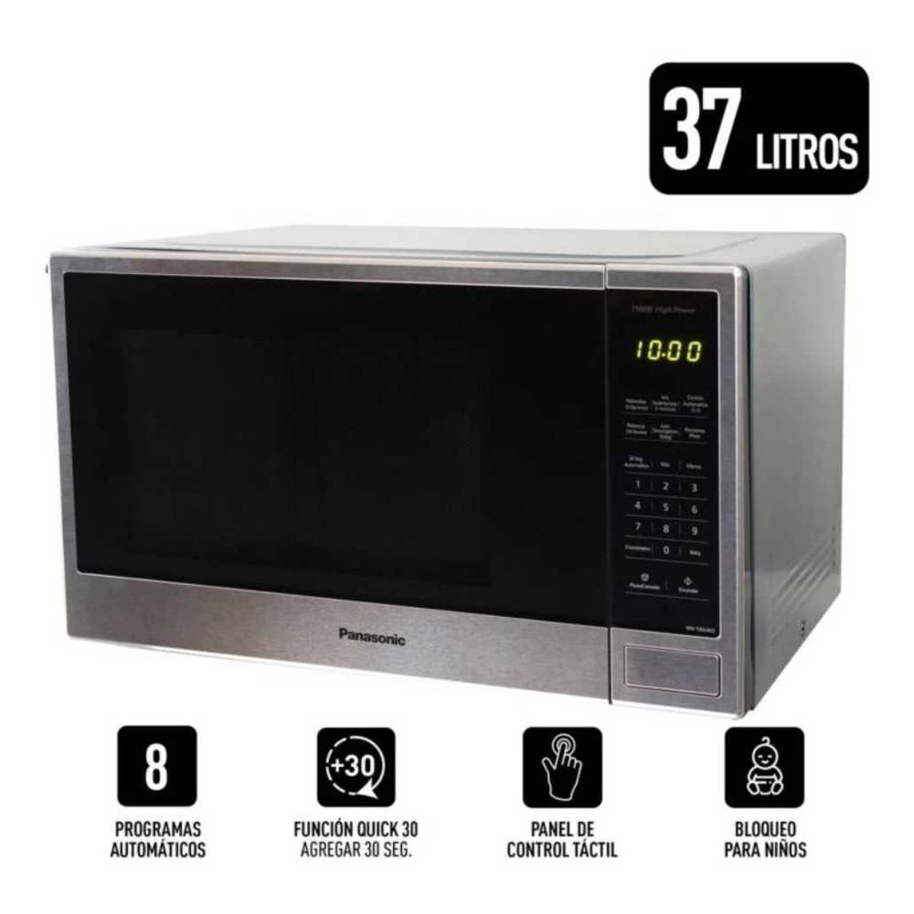 Horno Microondas Panasonic 37LT nn-sb646srpk - Gris