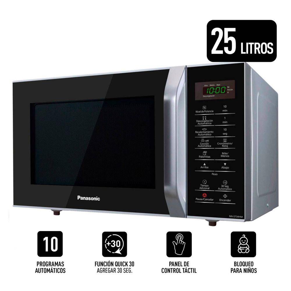 Microondas Panasonic Nn-Sb34hmrpk NEGRO 25L