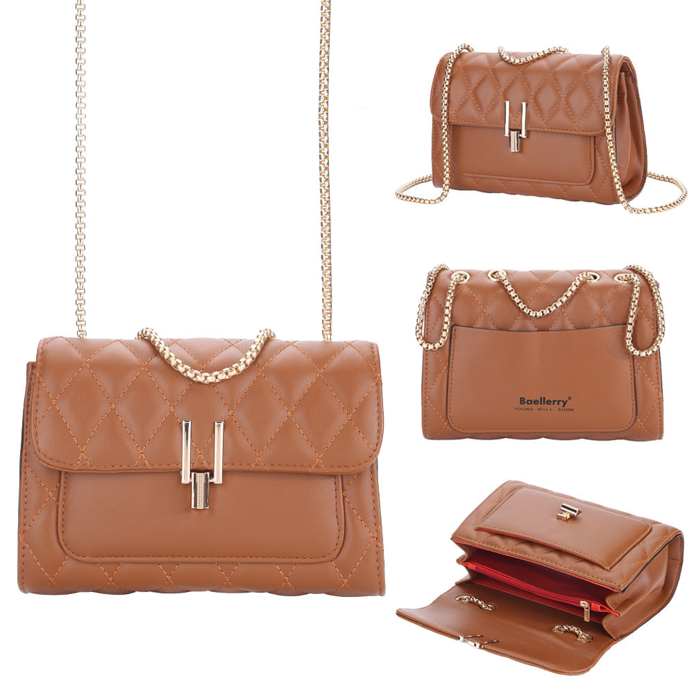 Cartera De Cuero Vegano 1897 Marrón