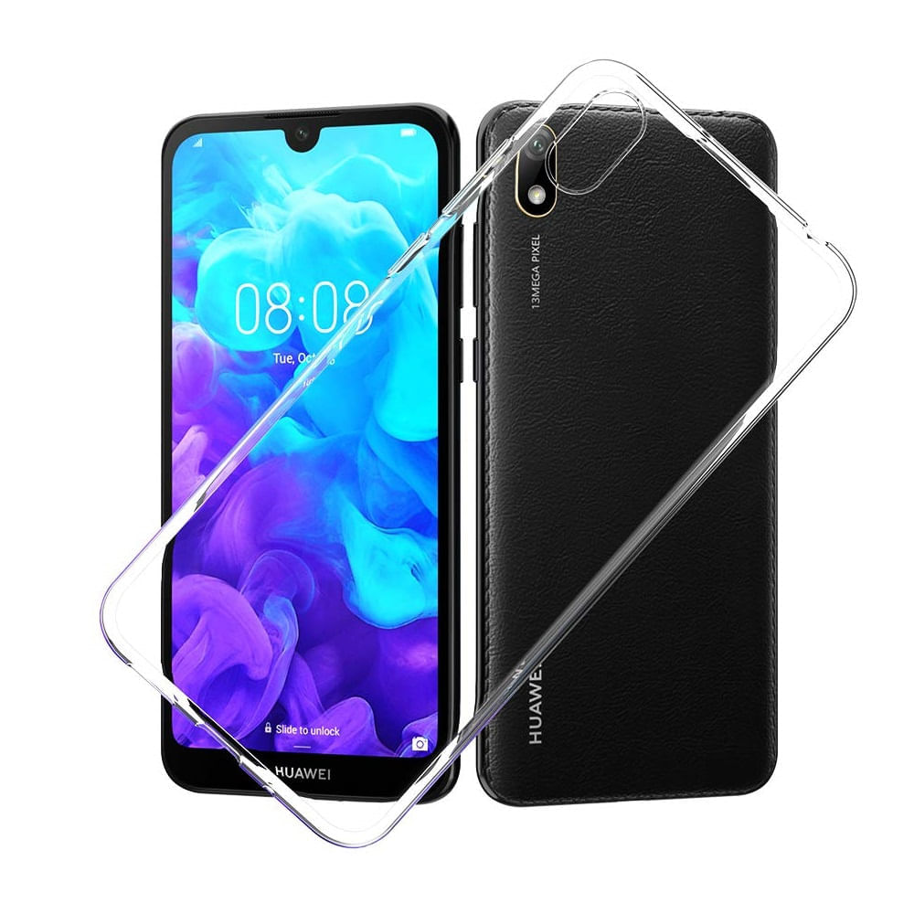 Funda para Huawei Y5 2019 TPU 100% Antishock Transparente Resistente ante Caídas y Golpes