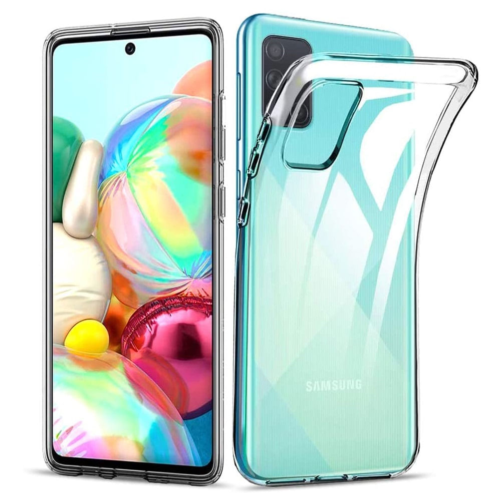 Funda Case para Samsung A71 TPU 100% Antishock Transparente Resistente ante Caídas y Golpes
