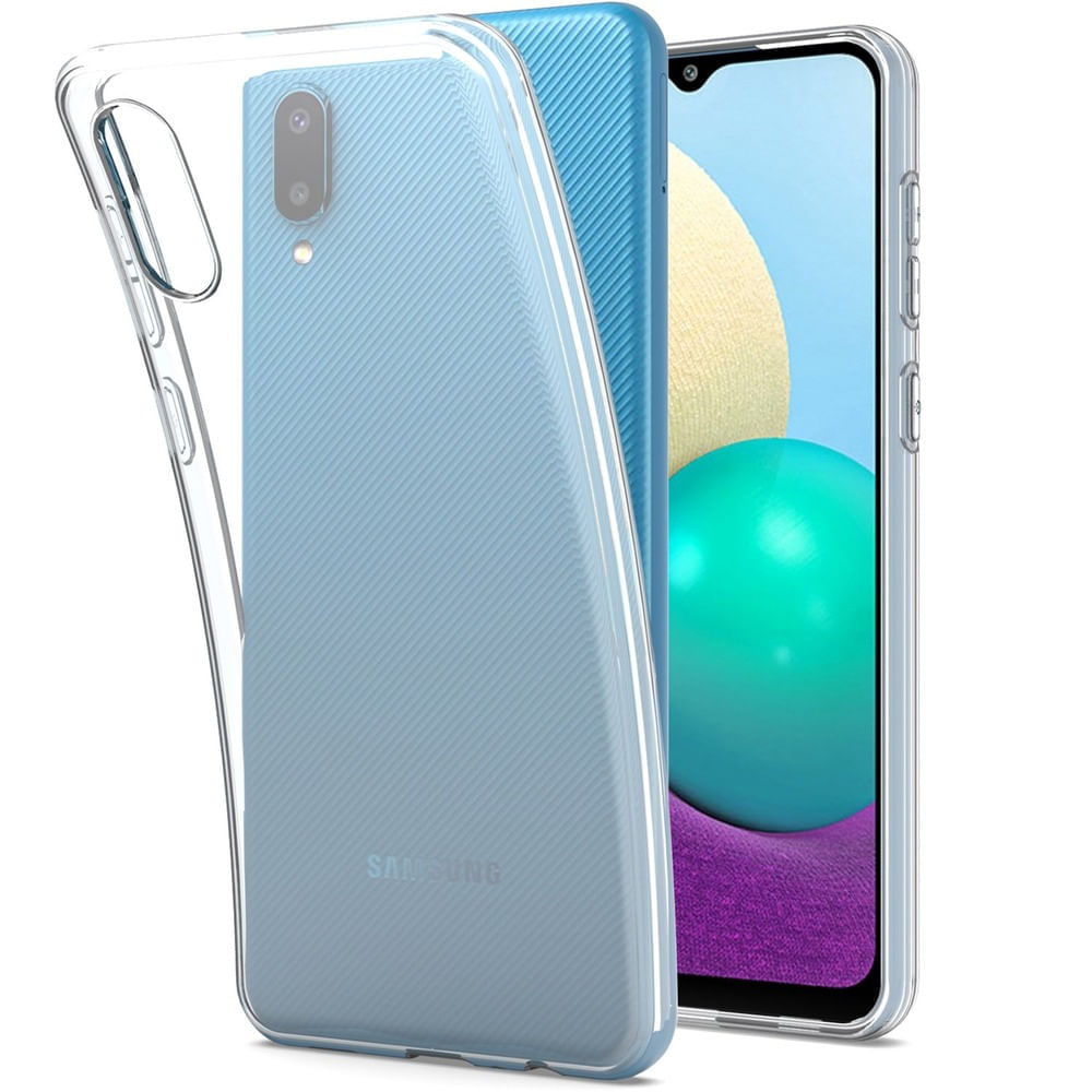 Funda Case para Samsung A02 TPU 100% Antishock Transparente Resistente ante Caídas y Golpes