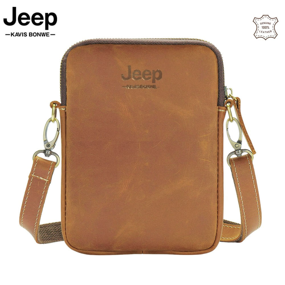 Morral Jeep - Kavis de Cuero Vacuno De Alta Gama 6097 Marrón