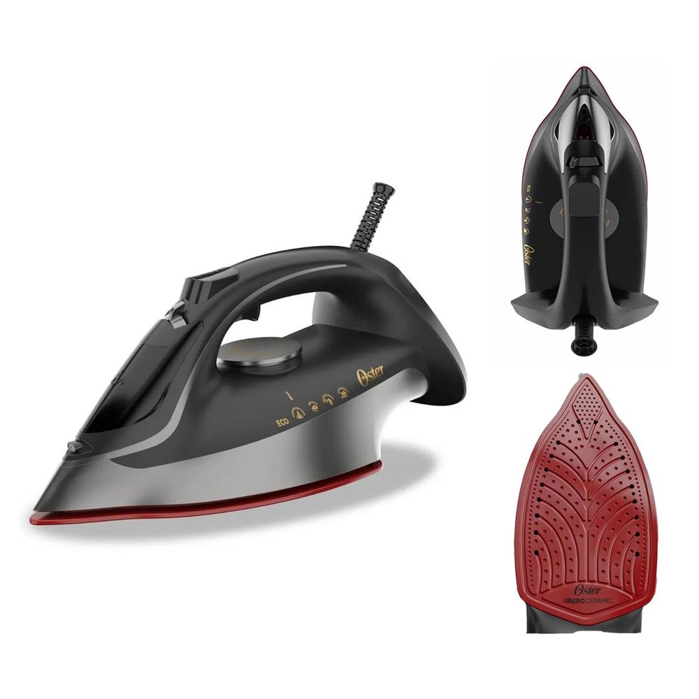 Plancha de vapor Oster GCSTAC6953 tecnología aerocerámica 2200 W