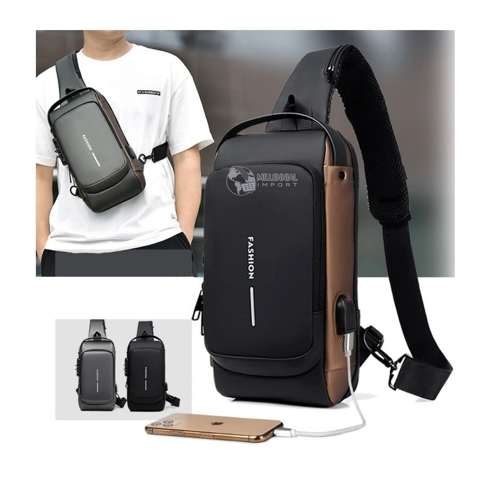 Mochila Tipo Morral Elegante de Hombre Sport Pechera Alta Calidad