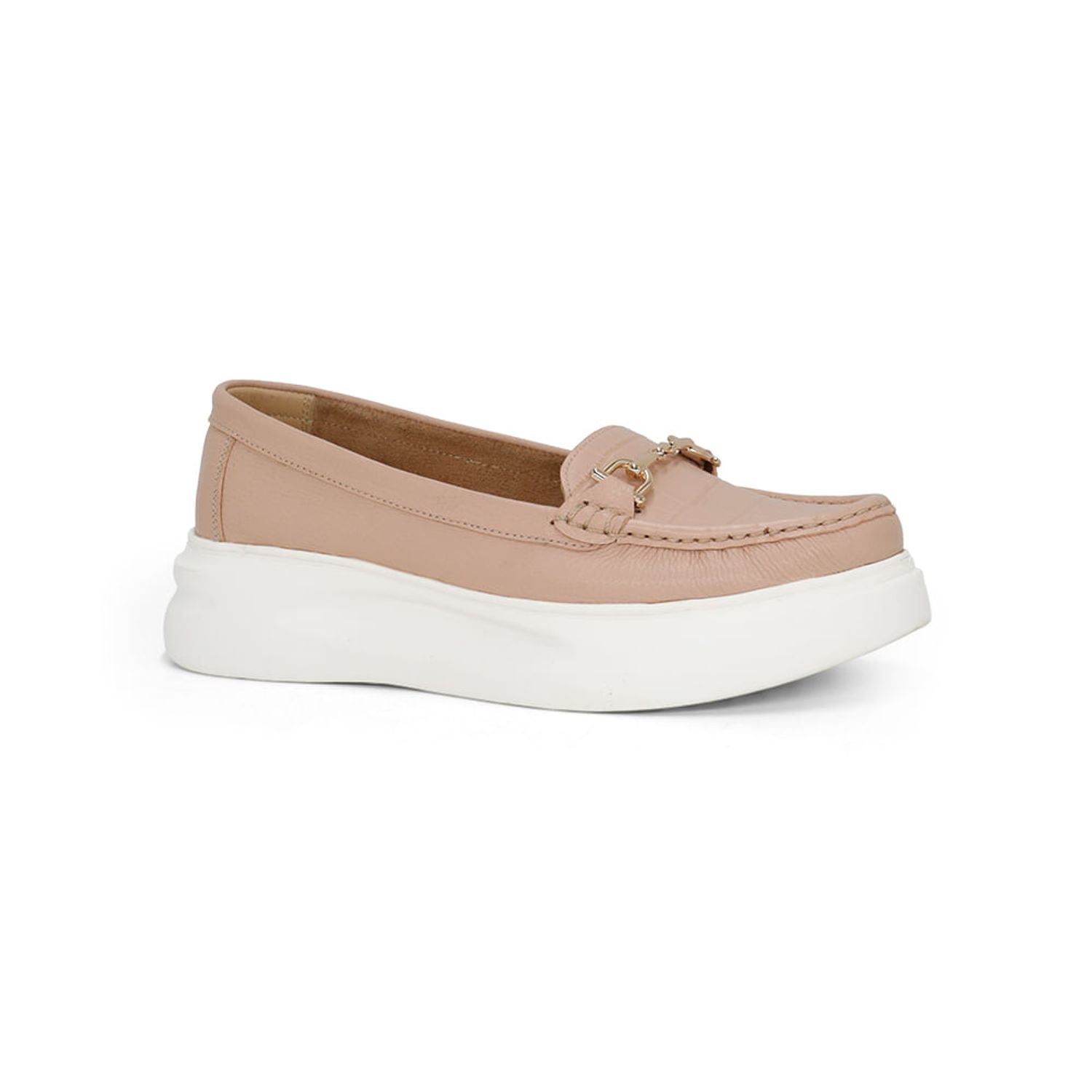 Mocasines para Mujer de CUERO PAR&SS JA24-MS759 Nude - Oechsle