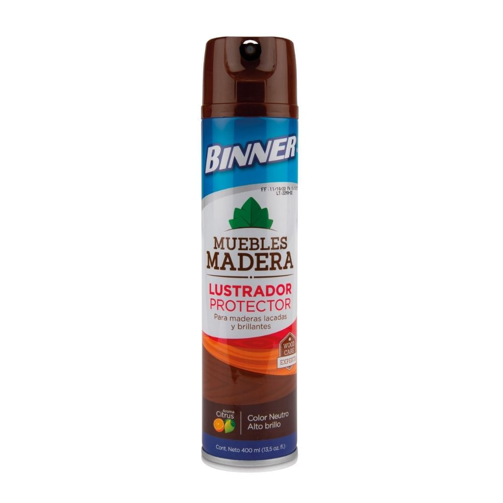 Aerosol lustrador protector 400ml Binner