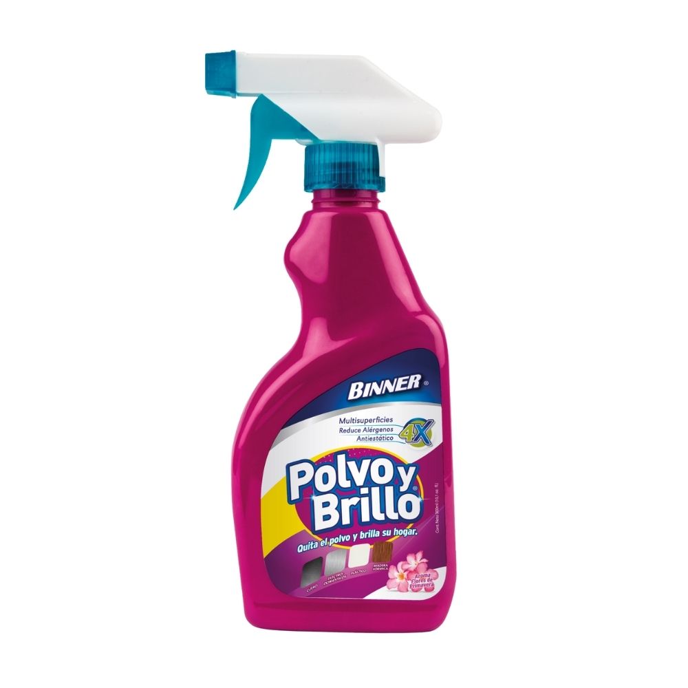 Limpiador polvo y brillo Flores de Primavera 300ml Binner