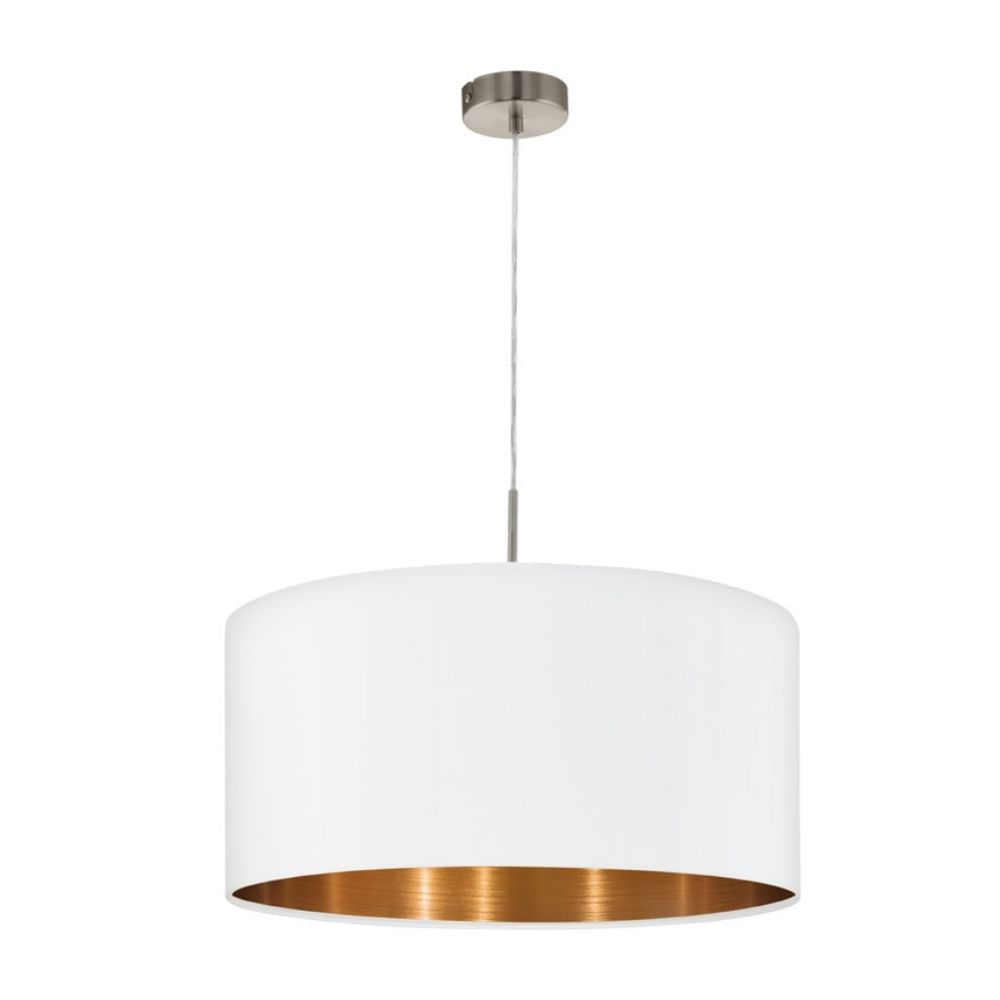 Lámpara Colgante Eglo Pasteri 60w Acero Oro 1 Luz