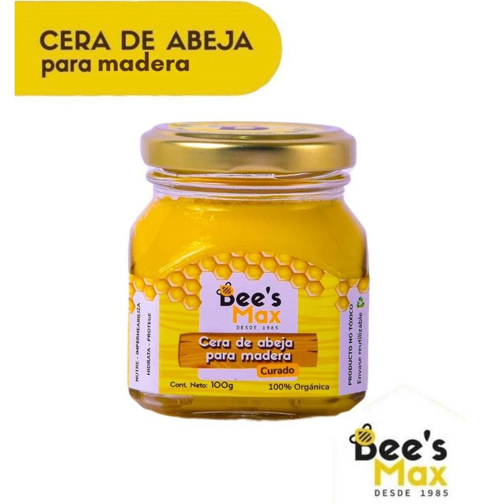 Cera de abeja para madera 100G