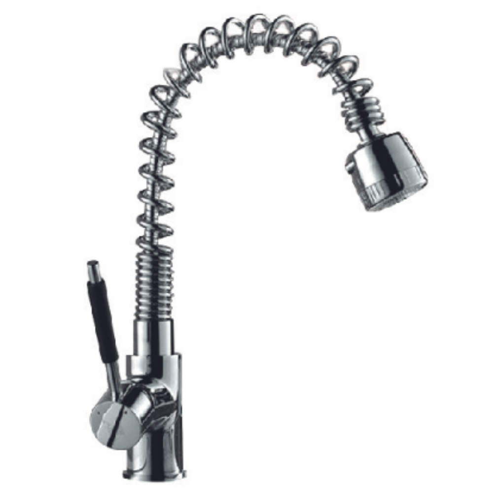 Grifería Monocomando resorte de cocina M01097 Bronce