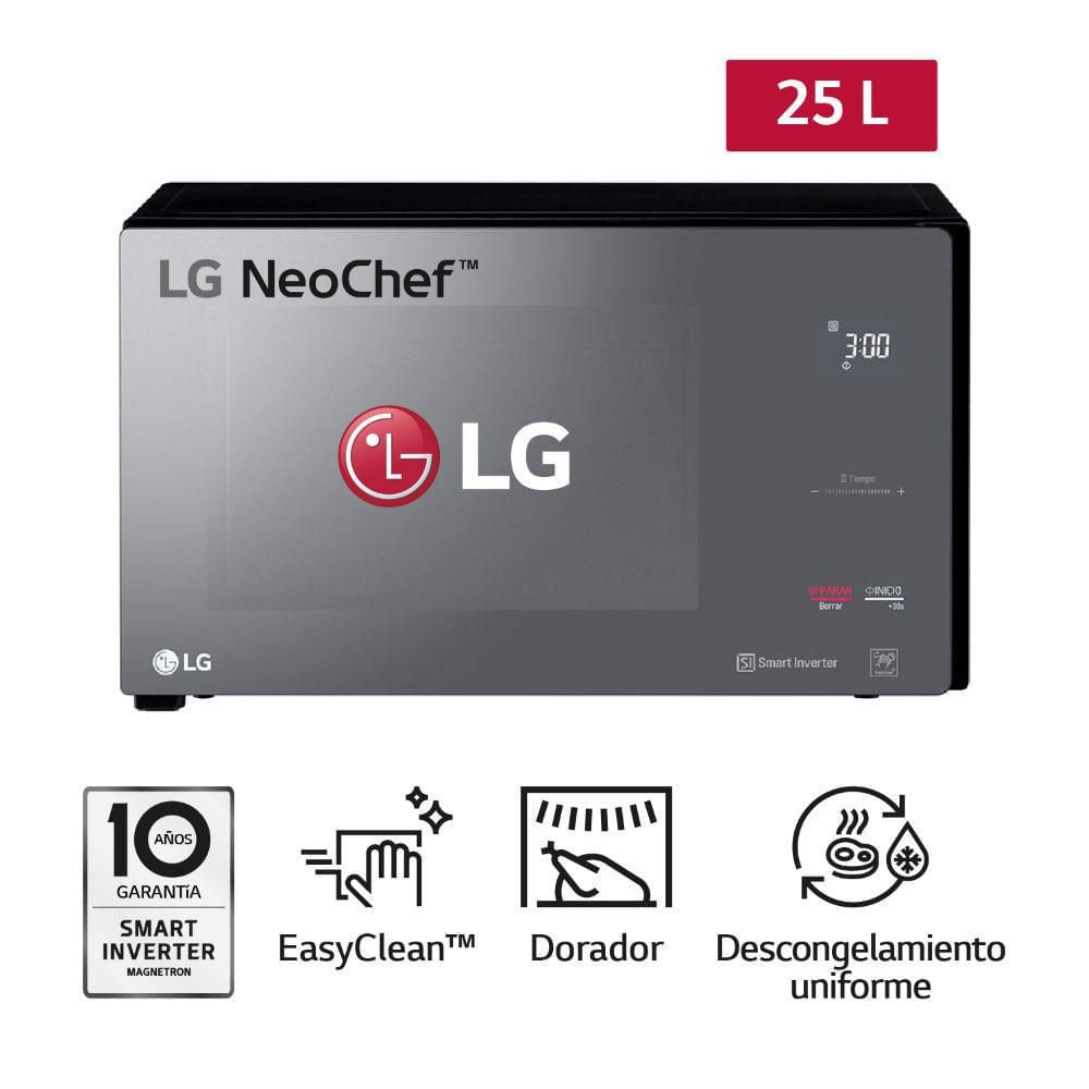 Horno Microondas LG MH6596DIR 25L EasyClean Negro