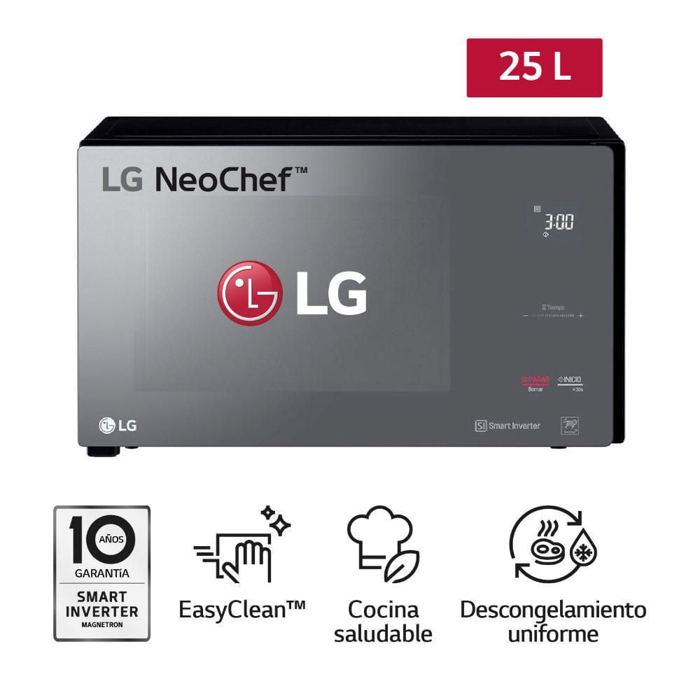 Horno Microondas LG MS2596DIR 25L Negro