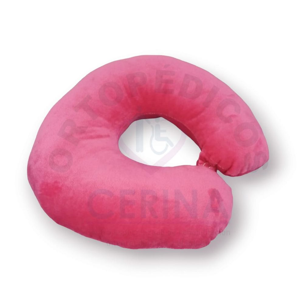 Almohada-Cervical-para-viaje-Color-Fucsia Almohada-Cervical-para-viaje-Color-Fucsia