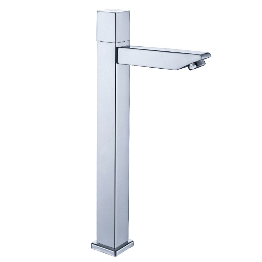 Llave de agua fría para baños 32 CM Acero Inoxidable Cromado