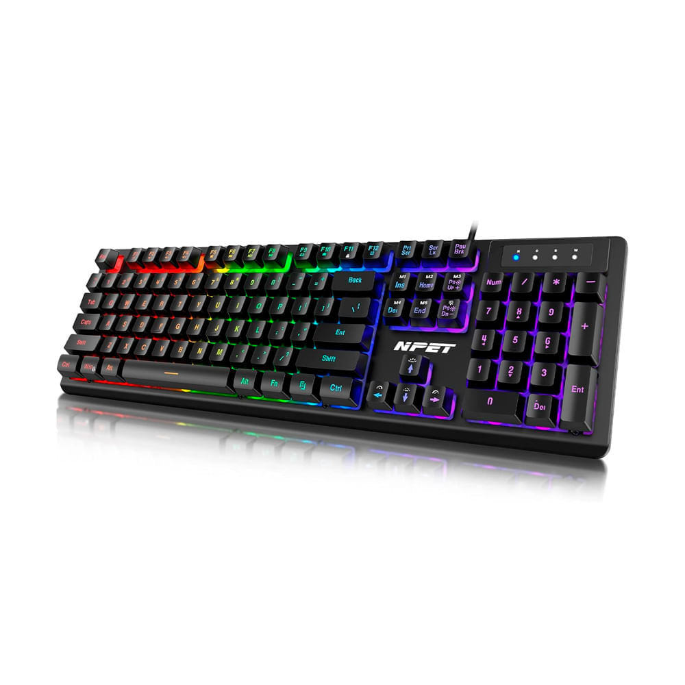 Teclado NPET K10  Alámbrico para Juegos