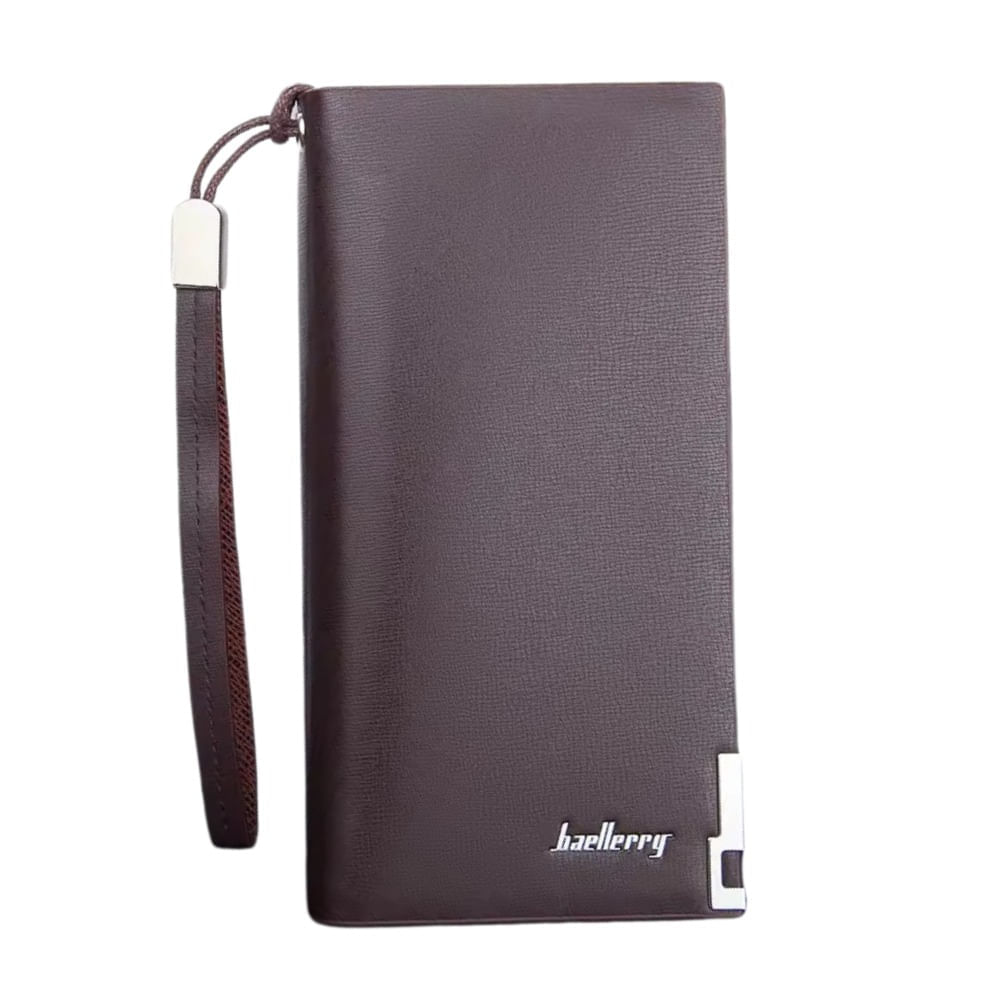 Billetera Ejecutiva De Cuero Vegano SW002 Café